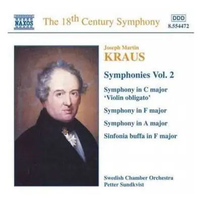 CD Joseph Martin Kraus: Symphonies Vol. 2