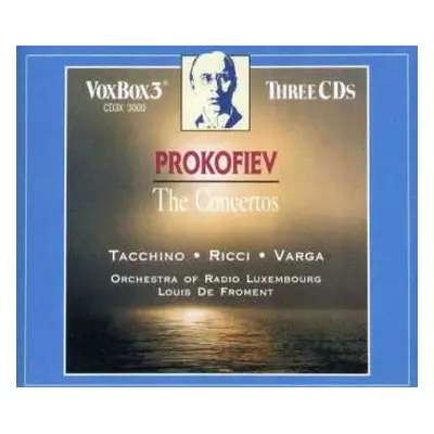 3CD Sergei Prokofiev: Prokofiev - All the Concerti