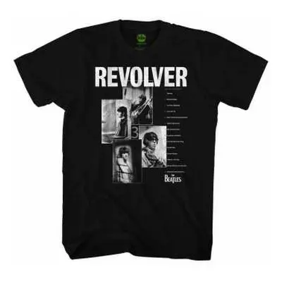 The Beatles Unisex T-shirt: Revolver Tracklist (x-large) XL