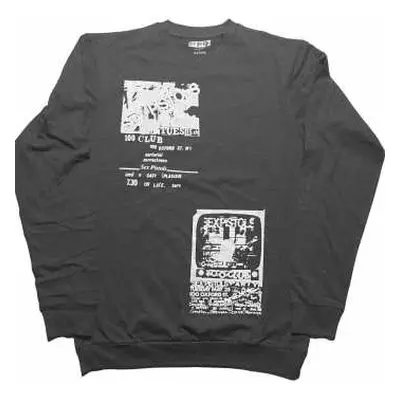 The Sex Pistols Unisex Long Sleeve T-shirt: 100 Club (back Print) (small) S