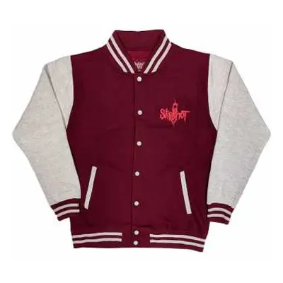 Slipknot Unisex Varsity Jacket: 9 Point Star (back Print) (medium) M