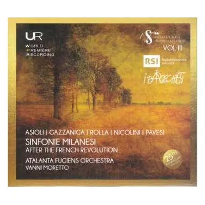 CD Atalanta Fugiens: Sinfonie Milanesi - After the French Revolution