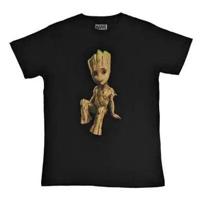 Marvel Comics Unisex T-shirt: Guardians Of The Galaxy Groot Perch (xx-large) XXL