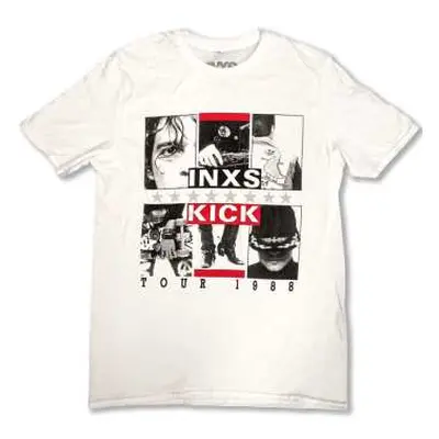 Inxs Unisex T-shirt: Kick Tour (xx-large) XXL