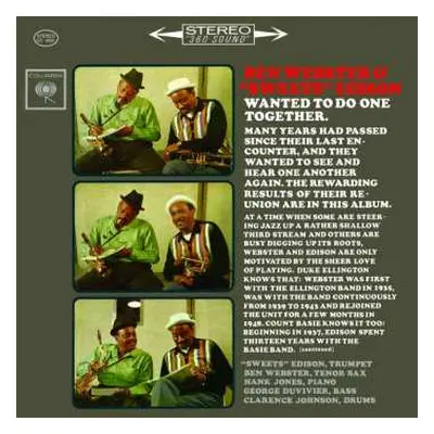 SACD Ben Webster: Wanted To Do One Together