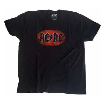 Tričko Oval Logo Ac/dc Vintage XL