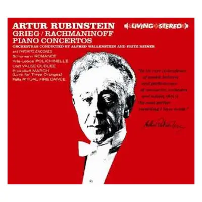 CD Arthur Rubinstein: Grieg, Rachmaninoff And Favorite Encores