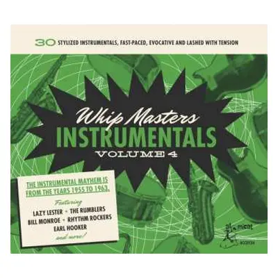 CD Various: Whip Masters Instrumentals Volume 4 (30 Stylized Instrumentals, Fast-Paced, Evocativ