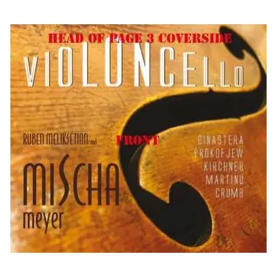 CD Serge Prokofieff: Mischa Meyer - Violoncello