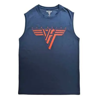 Van Halen Unisex Tank T-shirt: Classic Red Logo (medium) M