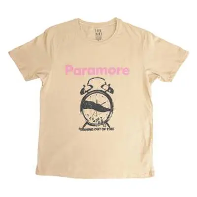 Paramore Unisex T-shirt: Clock (large) L