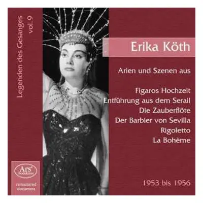 CD Wolfgang Amadeus Mozart: Legenden Des Gesanges Vol.9 - Erika Köth