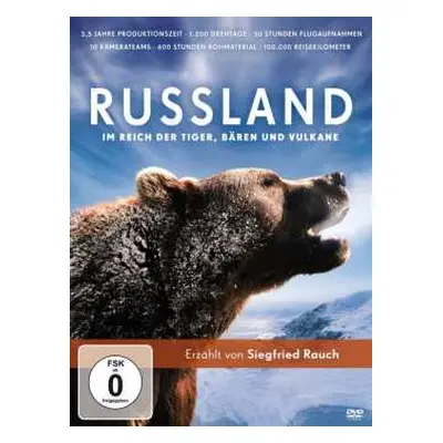 DVD Various: Russland - Im Reich Der Tiger, Bären Und Vulkane