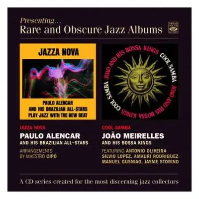 CD João Theodoro Meirelles: JAZZA NOVA + COOL SAMBA (2 LP EN 1 CD) + BONUS TRACK