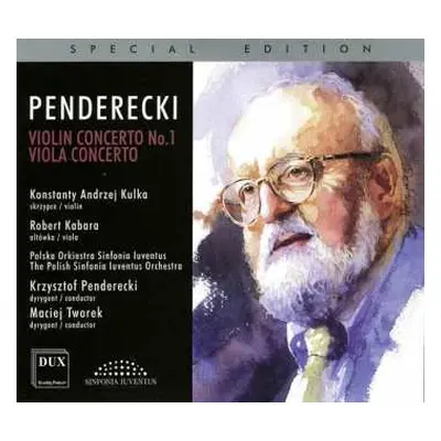 CD Krzysztof Penderecki: Violin Concerto No.1; Viola Concerto