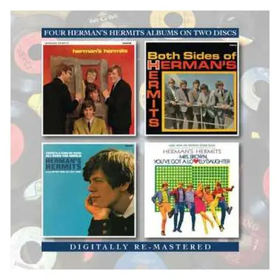 2CD Herman's Hermits: Herman's Hermits / Both Sides Of Herman's Hermits / There's A Kind Of Hush