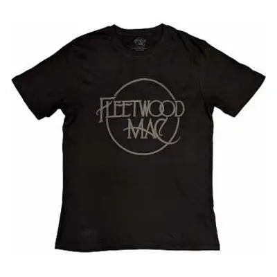 Fleetwood Mac Unisex T-shirt: Classic Logo (hi-build) (medium) M