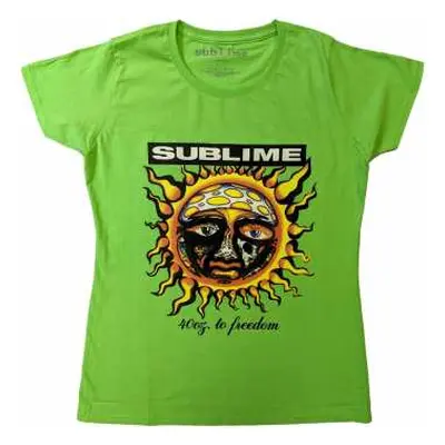 Sublime Ladies T-shirt: 40oz To Freedom (medium) M