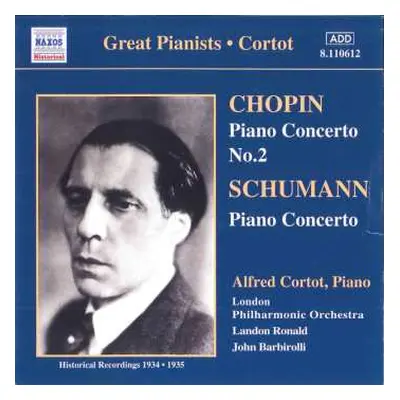 CD Robert Schumann: Piano Concerto No. 2 / Piano Concerto