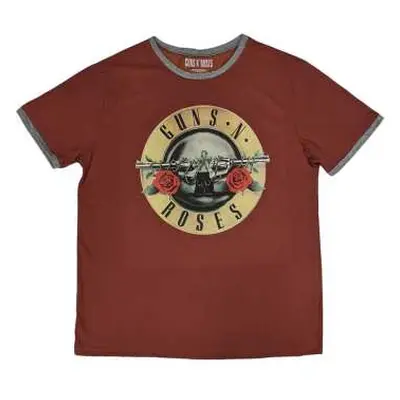 Guns N' Roses Unisex Ringer T-shirt: Classic Logo (medium) M