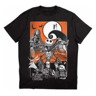 Tričko The Nightmare Before Christmas Orange Moon M