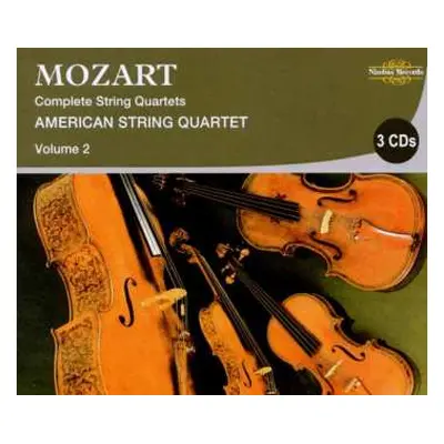 3CD Wolfgang Amadeus Mozart: Sämtliche Streichquartette Vol.2