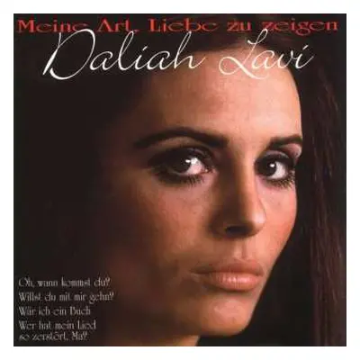 2CD Daliah Lavi: Meine Art, Liebe Zu Zeigen