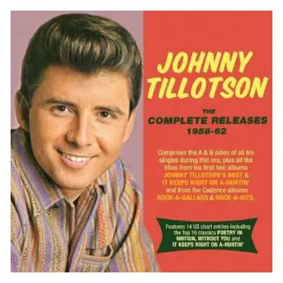 2CD Johnny Tillotson: The Complete Releases 1958-62