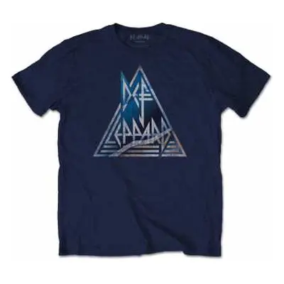 Def Leppard Unisex T-shirt: Triangle Logo (x-large) XL