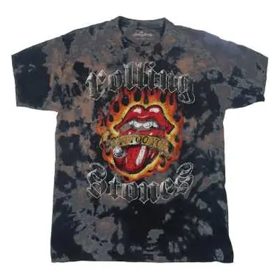 The Rolling Stones Kids T-shirt: Tattoo Flames (wash Collection) (7-8 Years) 7-8 let