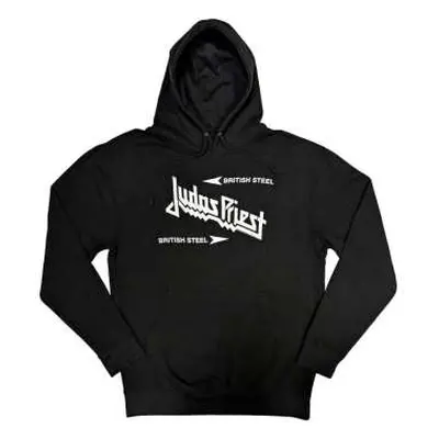 Judas Priest Unisex Pullover Hoodie: British Steel Logo (small) S