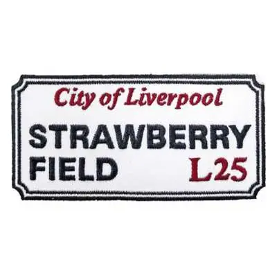 Nášivka Strawberry Field, Liverpool Sign