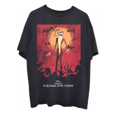 Tričko The Nightmare Before Christmas Jack Orange Sun & Logo Disney XL