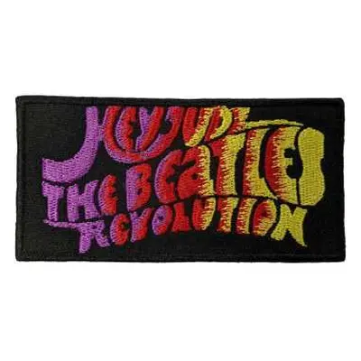 The Beatles Standard Woven Patch: Hey Jude/revolution