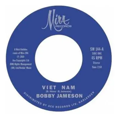 SP Bobby Jameson: Viet Nam