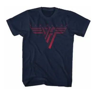 Tričko Classic Red Logo Van Halen XXL