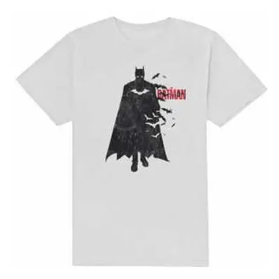 Tričko The Batman Distressed Figure XXL