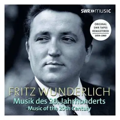 3CD Günter Raphael: Fritz Wunderlich - Musik Des 20. Jahrhunderts