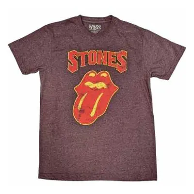 The Rolling Stones Unisex T-shirt: Gothic Text (large) L