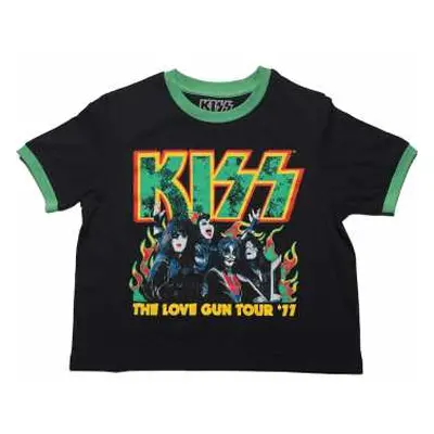 Kiss Ladies Crop Top: St Paddy's Ringer (xx-large) XXL