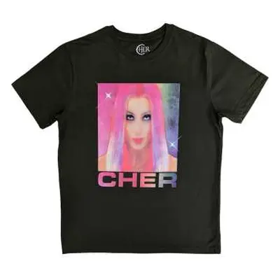 Cher Unisex T-shirt: Pink Hair (xx-large) XXL