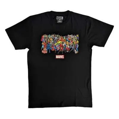 Marvel Comics Unisex T-shirt: Full Characters (medium) M