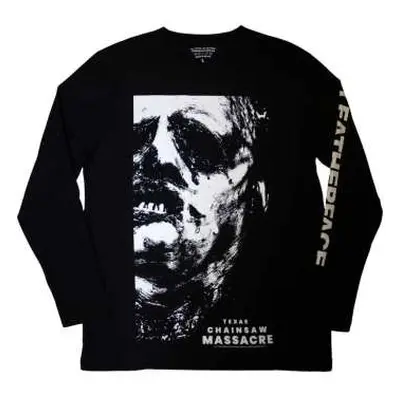 The Texas Chainsaw Massacre Unisex Long Sleeve T-shirt: Leather Face (back Print) (medium) M