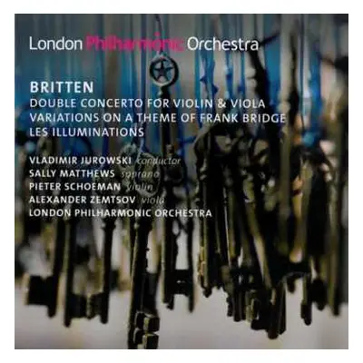 CD The London Philharmonic Orchestra: Double Concerto For Violin & Viola / Variations On A Theme