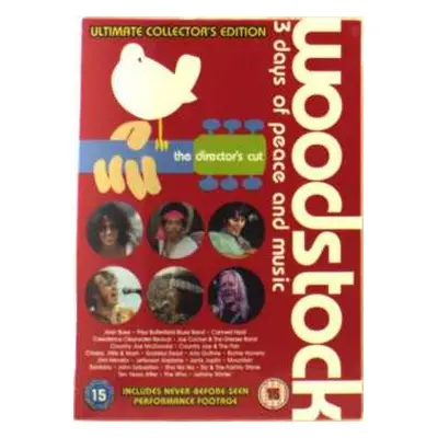 4DVD Various: Woodstock: 3 Days Of Peace And Music: Ultimate Collector's Edition