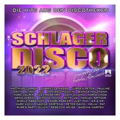 4CD Various: Schlagerdisco 2022: Die Hits Aus Den Discotheken