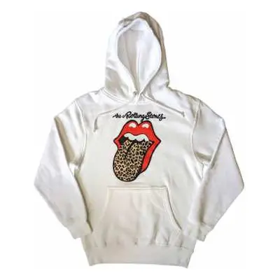 The Rolling Stones Unisex Pullover Hoodie: Leopard Tongue (xx-large) XXL