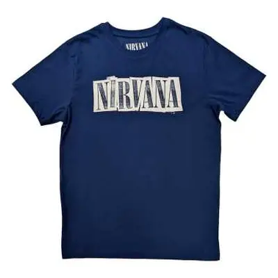 Nirvana Unisex T-shirt: Box Logo (medium) M