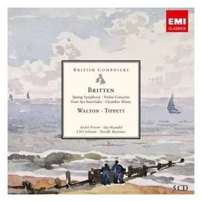 5CD Benjamin Britten: British Composers - Benjamin Britten / William Walton / Michael Tippett