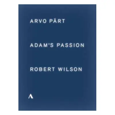 DVD Arvo Pärt: Adam's Passion